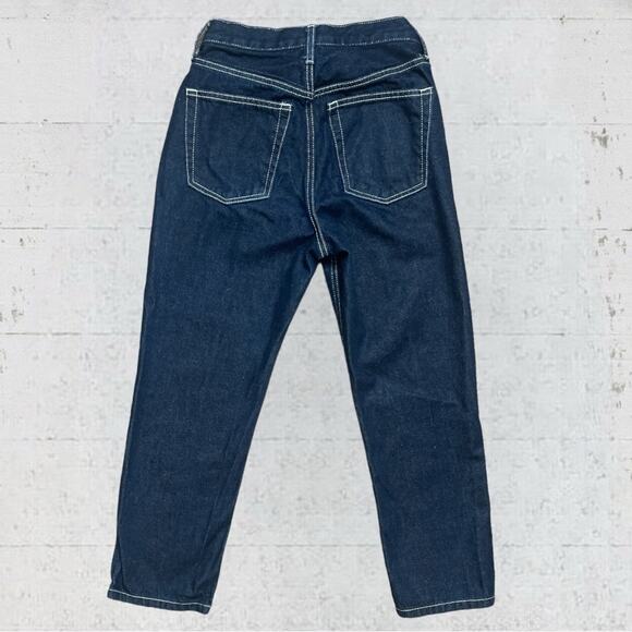 Topshop Cropped Length Zipper Pocket Jeans Size 26 - Picture 3 of 10